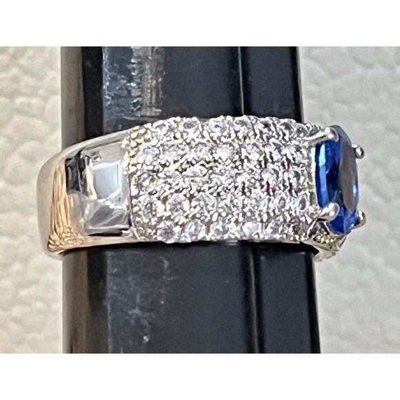 BOMB PARTY RBP6695 "This is Something Special" LC Blue Topaz RG SZ 6 - Picture 5 of 9